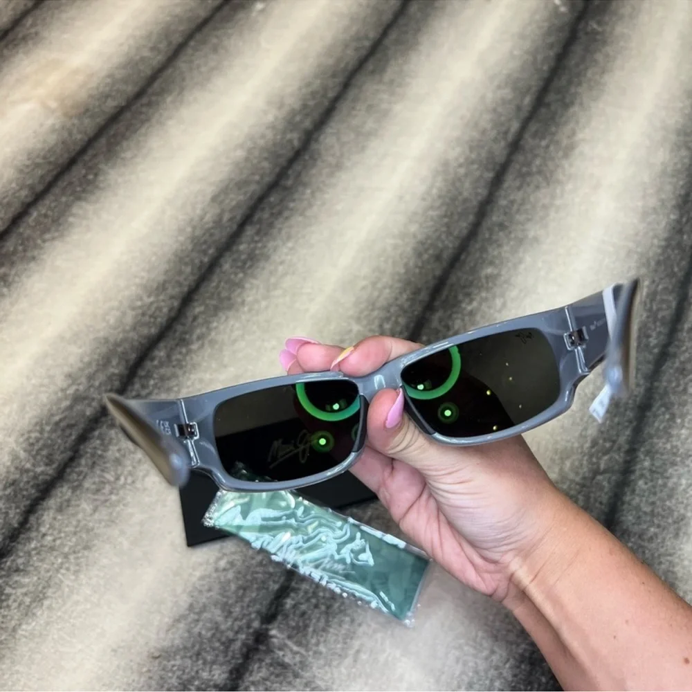 Maui Jim World Cup Marlin Polarized Wrap Sunglasses